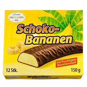 конфеты HAUSWIRTH Schoko-Bananen 150 г