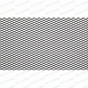 Сетка радиатора защитная Airline, алюминиевая, ячейки 10х4мм (R10), размер 1000х400мм, чёрный цвет, арт. APM-A-03