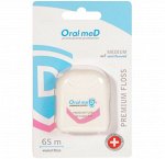 Oral Med, Нить зубная Oral Med  ultra slim плюс, 65м, Беларусь,22г.