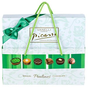 конфеты VANELLI Picasso Pralines (зеленая сумка) 200 г