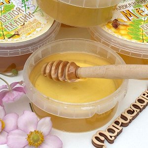 МЁД БЕЛОЙ АКАЦИИ С ПЧЕЛИНЫМ МАТОЧНЫМ МОЛОЧКОМ
