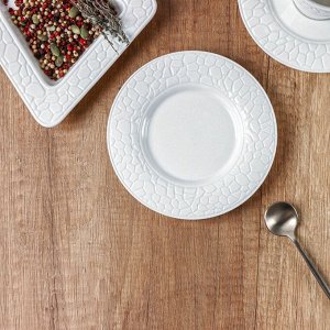 Тарелка фарфоровая пирожковая Magistro Rodos, d=15,6 см
