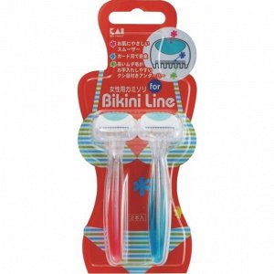 01164 Бритва безопасная для зоны бикини одноразовая "Bikini Line" (1 лезвие), 2шт