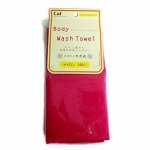 27303kai &quot;Body Wash Towel&quot; Мочалка для тела жесткая (ярко-розовая), размер 30*100см