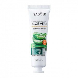 КРЕМ ДЛЯ РУК SADOER ALOE VERA УВЛАЖНЯЮЩИЙ 30Г (АРТ.SD94358)/Китай