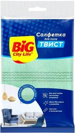 BIG City Салфетка вискозная для пола Твист 1 шт