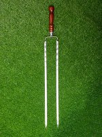 Шампур вилка 45 см ширина 12 мм