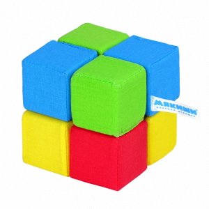 Мякиши "Кубики 4 цвета" 8 кубиков арт.332 /27