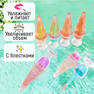 Exclusive Блеск-тинт для губ с блестками &quot;Розовый оттенок&quot; O`Lanney Lip Gloss 1 шт.