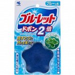 06746 Bluelet Dobon W Таблетка для бачка унитаза с эффектом окрашивания воды «Bluelet – мята»