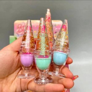 Exclusive Блеск-тинт для губ с блестками &quot;Розовый оттенок&quot; O`Lanney Lip Gloss 1 шт.