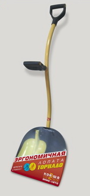 Комплект лопат с эргономичной ручкой Торнадика