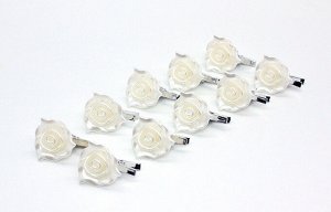 Роза на Прищепке Белая (1уп/10шт) Н-17-L2001