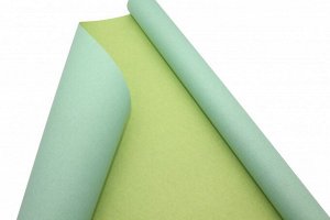 Бумага матовая двусторонняя Морская Волна-Салатовая 70см*10м