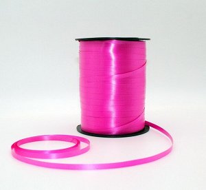 Лента Простая 0,5см*500м Ярко-Розовая