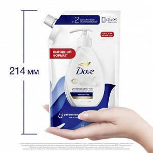Дав, Крем-мыло жидкое сменный блок Regular Refill, Dove, 500 мл