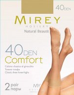 Мирей  матовые гольфы 40 ден (2 пары)