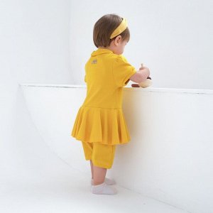 Боди-платье детское MINAKU, цвет жёлтый, рост