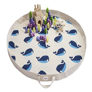 Игровой коврик-сумка 3 Sprouts Синий кит