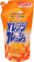 09078 Жидкость для мытья посуды "Fresh - свежесть апельсина", 500 мл (сменная упаковка)