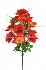 Букет ассорти розы с ирисом Н:78см