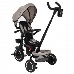 PITUSO Велосипед трехколесный Elite Plus Beige/Бежевый, 10"/8"