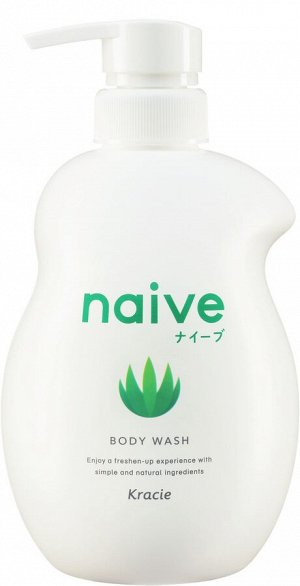 16952kr "Naive" Мыло жидкое для тела с экстрактом алоэ, 530 мл