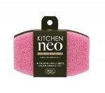 12909 &quot;Kitchen NEO&quot; Губка для мытья посуды (розовая)
