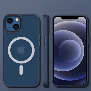 NEW ! Силиконовый матовый чехол для Iphone PREMIUM MagSafe Color Magnetiс 14 Series