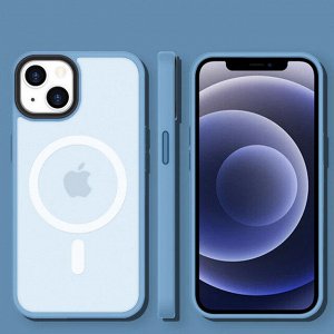 NEW ! Силиконовый матовый чехол для Iphone PREMIUM MagSafe Color Magnetiс 14 Series