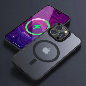NEW ! Силиконовый матовый чехол для Iphone PREMIUM MagSafe Color Magnetiс 14 Series