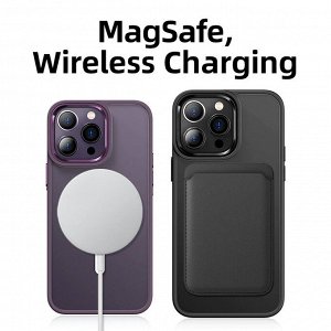 NEW ! Силиконовый чехол для Iphone PREMIUM MagSafe Color Magnetic 14 Series