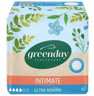 Прокладки гигиенические Green Day Intimate Ultra Normal Dry 10 шт