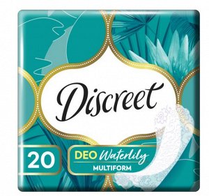 Прокладки ежедневные Discreet Multiform Водная лилия, 20 шт