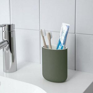 EKOLN, Подставка для зубных щеток, серо-зеленый