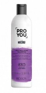 Revlon pro you toner нейтрализующий шампунь для светлых обесцвеченных и седых волос 350 мл габ