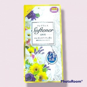 Антибактериальный кондиционер-ополаскиватель "Softener Fragrance elegant bouquet" 500 мл