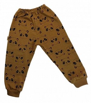 Пижамные штаны 616/13 панды, охра