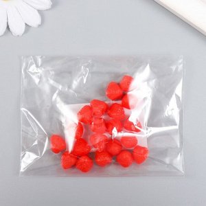 Арт Узор Декор для творчества PVC &quot;Ягода клубника&quot; набор 20 шт 1х1х0,6 см