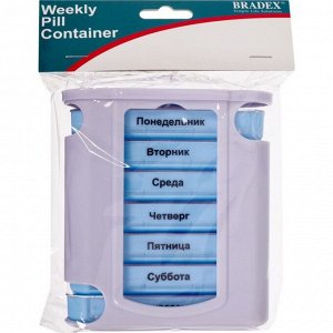 Контейнер для таблеток Bradex «Неделька»