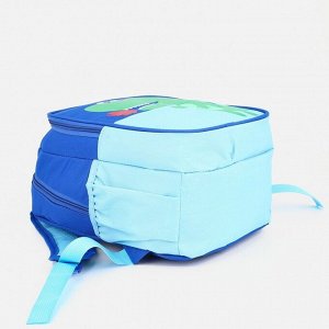 Рюкзак на молнии, цвет синий/голубой