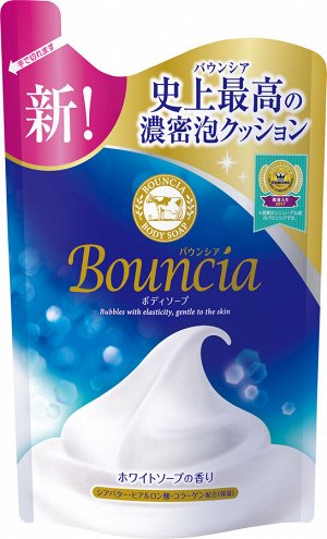01106gs BOUNCIA  Жидкое мыло для тела увлажняющее, 360мл, смен уп Коллаген
