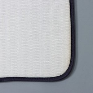 Набор ковриков для ванной и туалета Доляна «Грация», 2 шт, 40x50 см, 50x80 см, цвет серый