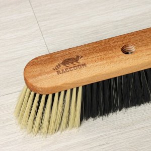 Щётка для пола Raccoon, 28x6x1,6 см, 174 пучка, 5 рядов, искусственная щетина