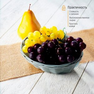 Корзинка для фруктов и хлеба Доляна «Плуг», 18x13x5 см