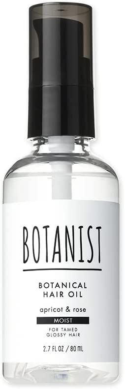 BOTANIST Hair Oil Moist - увлажняющее масло для волос с ароматом абрикоса и розы