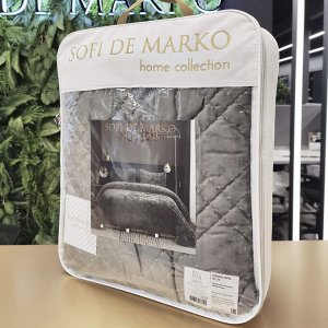 Sofi De MarkO Селена (серебро) Покрывало 160х220
