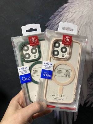NEW ! Силиконовый чехол для Iphone PREMIUM MagSafe Color Magnetic 14 Series