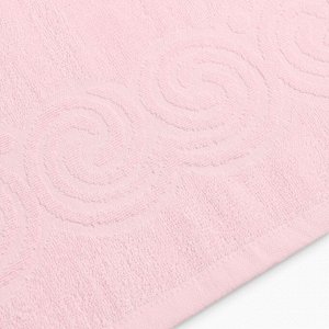 Полотенце махровое Love Life Border, 30х60 см, цвет розовый, 100% хлопок, 380 гр/м2