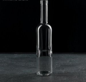 Бутылка «Оригинальная», 500 мл, h=30 см, цвет прозрачный